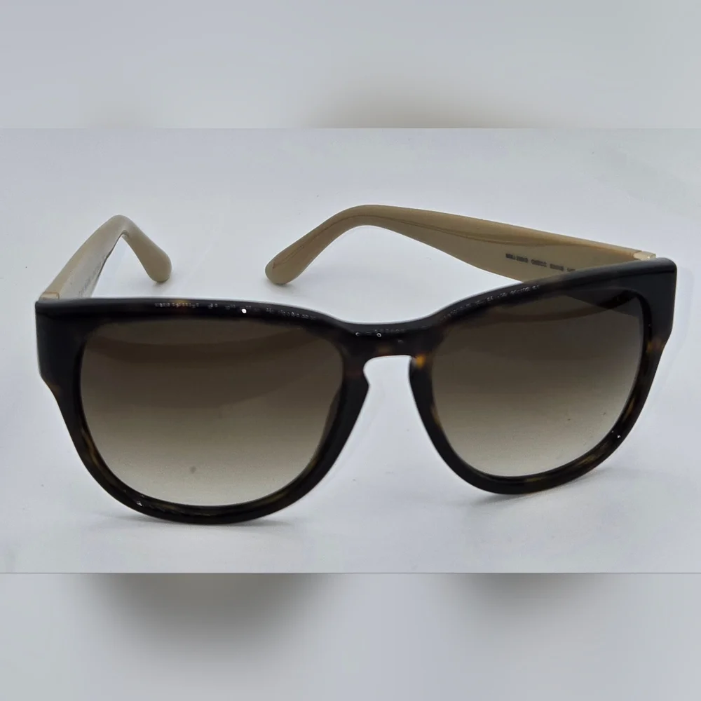 Marc by Marc Jacobs MMJ 230/S Beige & Black Striped Sunglasses Designer +‎ Case
